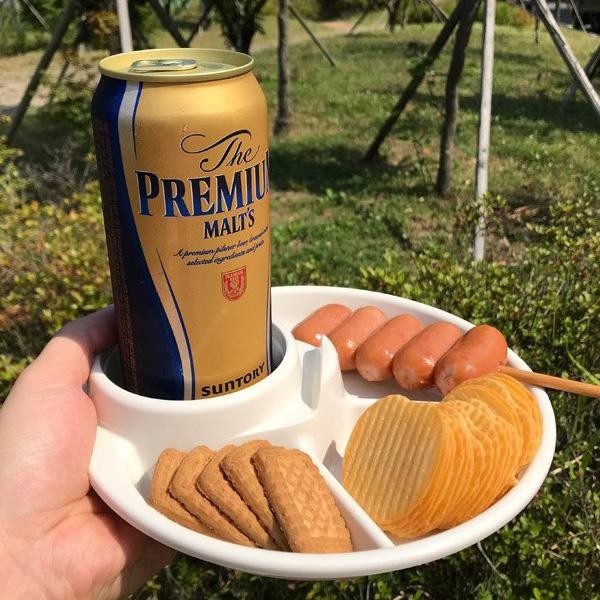 일본 이노마타 캠핑용 바베큐 접시